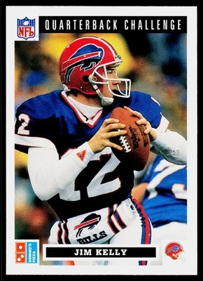 Jim Kelly, 1991 Upper Deck Domino's The Quarterbacks, #2, Buffalo Bills, - Image 1 of 2