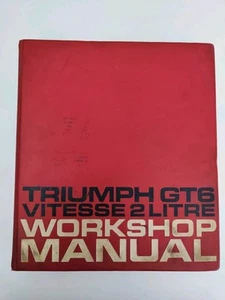 Triumph GT6 Vitesse 2 liter workshop manual - factory original inc Addendums - Picture 1 of 7