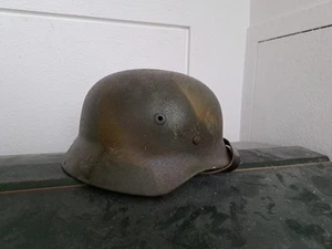 Stahlhelm Q66 Wehrmacht Motorrad Feuerwehr - Bild 1 von 7