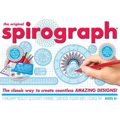 BOTI EUROPE B.V. SPIROGRAPH Schablonen Set Starterset, Craft Kit, weiß,