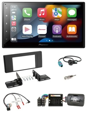 Pioneer DAB Bluetooth 2DIN USB Lenkrad Autoradio für BMW X5 E53 2000-2006 - Bild 1 von 4