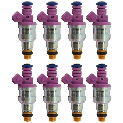 New Fuel Injectors Gas Set of 8 E350 Van F150 Truck F250 F350 E150 E250 E450 - Image 1 of 4