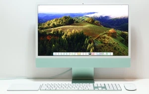 Apple iMac 24” M1 8-Core CPU/GPU 16GB 1TB Z12V000Q7LL/A Green - Picture 1 of 24