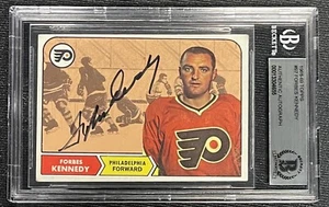  FORBES KENNEDY SIGNED 1968-69 TOPPS FLYERS CARD BECKETT AUTHENTICATED - Picture 1 of 2