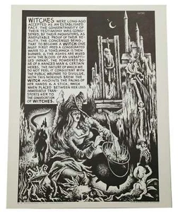 Hexen Original Poster von Lee Brown Coye ~ Double-H Press 1967 ~ Wierdisms - Bild 1 von 1