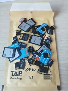 Job Lot of 58 Various microSD  M2 MMC Memory Stick memory cards