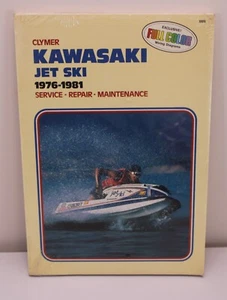 NOS Kawasaki Jet Ski 1976-81 Clymer Repair Shop Manual - Picture 1 of 2