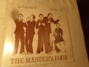 The Master's Four - In Concert LP Vinyl Christian 1981 Gospel Mercy Records - Foto 1 di 3