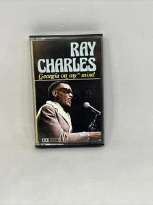 Ray Charles - Georgia on My Mind Cassette Tape - Italian Import - Tested - Picture 1 of 6