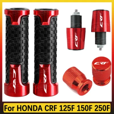 For HONDA CRF 125F 150F 250F CNC Motorcycle Grip Handlebar Grip End Plug Set New - Image 1 of 4