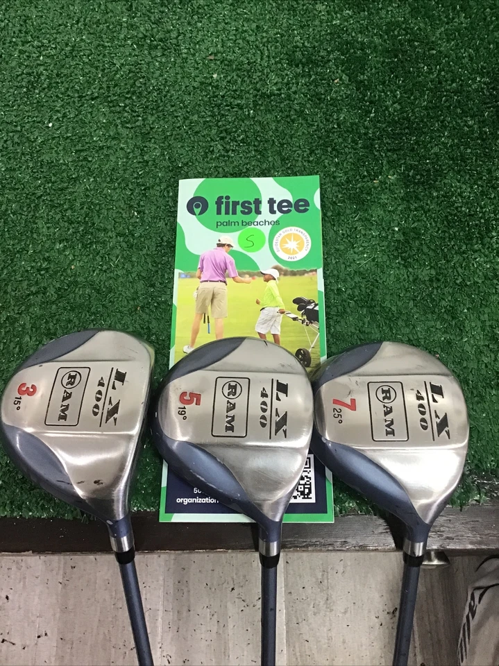 Ram LX 400 Ladies Fairway Woods Set 3-5-7 Graphite Shafts - Image 1 of 4