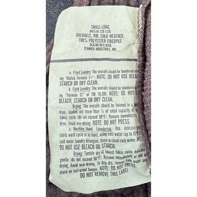 Pantalones de traje usados buenos USGI Brown Bear *mocinc. 1982* Foto 1 de 4