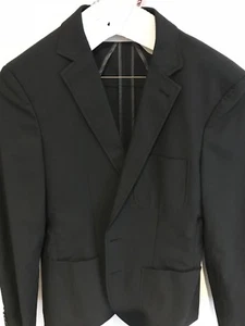 NWOT Saks Cotton/Polyester Black Blazer M - Picture 1 of 5