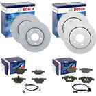 Bosch brake discs + front + rear pads suitable for BMW 5 Series E60 ONLY 4WD