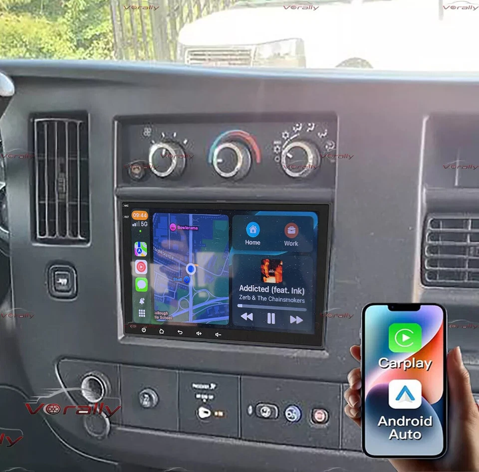 8" For Chevy 2019-2024 Express 2500 3500 Wireless CarPlay Android13 Radio Stereo - Image 1 of 4