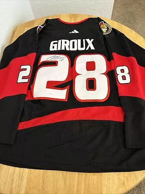 Claude Giroux Ottawa Senators Autographed Jersey JSA Certified - Image 1 of 4