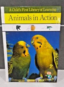 A Child's First Library of Learning Animals in Action 1998 Pictorial HC Kids - Picture 1 of 7