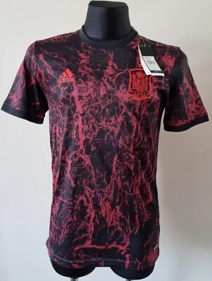 Spain 2020 - 2021 Pre Match football Adidas shirt size Small - Image 1 of 4
