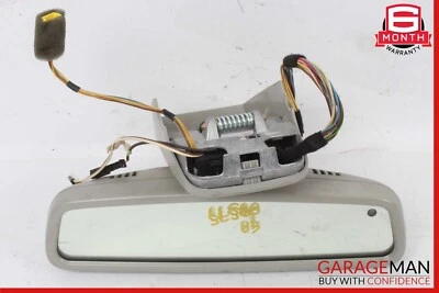 03-06 Mercedes R230 SL500 Interior Front Top Upper Rear View Mirror Gray OEM - Image 1 of 4