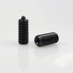 Federnde Druckstücke mit ISK u. Druckstück M10 Stahl brüniert - norm. Federkraft - Picture 1 of 2