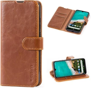 Xiaomi Mi A3 Lite / Mi 9 Lite - Magnetische Schutzhülle Leder Kreditkartenfach - Bild 1 von 6