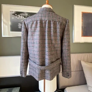 Pierre Cardin Wool Houndstooth Short Coat Size 40 or US8 - Picture 1 of 12