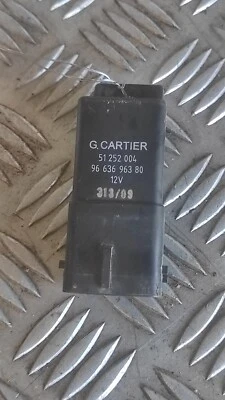 Boitier préchauffage CARTIER - CITROEN C4 PICASSO 1.6 HDI - 9663696380 - Photo 1/3