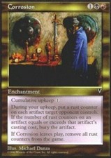 MTG-1x-Moderate Play, English-Corrosion-Visions