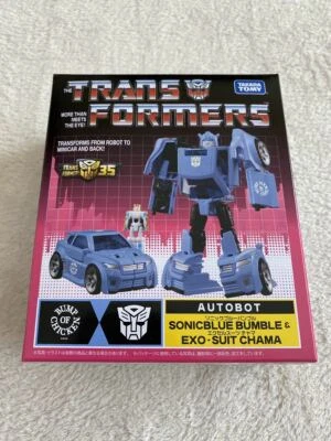 TRANSFORMERS SONICBLUE BUMBLE EXO-SUIT CHAMA figure BUMP OF CHICKEN - Image 1 of 2