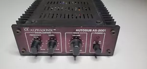 Alphasonik Vintage Autosub AS-2001 Auto Audio Frequenzsteuerung - Ist-Zustand funktioniert nicht - Bild 1 von 5