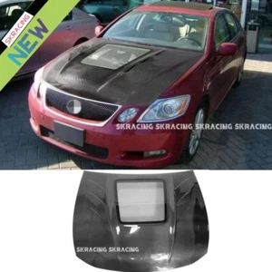 Para LEXUS GS300 GS350 06-11 Capó Delantero De Fibra De Carbono Real Capó - Imagen 1 de 5