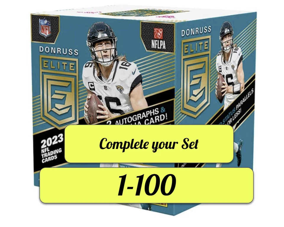 5-15-2024  2023 Panini Donruss Elite Football 1-100 Complete Your Set You Pick - Image 1 of 1