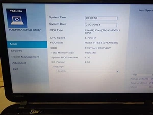 Toshiba Satellite Pro C50-B Motherboard Intel i3 - Picture 1 of 4