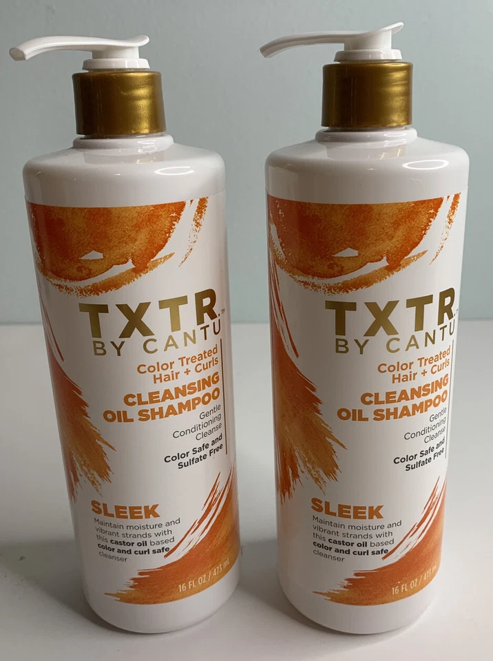 2 Txtr by Cantu Cleansing Oil Shampoo 16 Oz Each Mm 17777