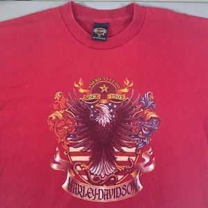 Vintage 1998 Harley Davidson Motorcycles Virgin Islands T-Shirt Size XXLarge Red - Bild 1 von 6