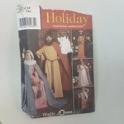 Simplicity Pattern 7029 Christmas Pagent Child's NATIVITY COSTUMES S-M-L - Image 1 of 4
