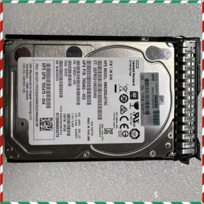 HP 2TB 12G SAS 7.2K RPM 2.5" 512E HDD 765452-002 765873-001  - Image 1 of 4