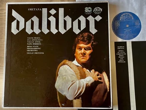 SUPRAPHON 1416 2921-3 QUAD SMETANA DALIBOR 3LP SMETACEK (1980) EX CZECHOSLOVAKIA - Picture 1 of 4