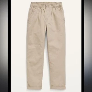Old Navy Boys large 10/12 tan cream taper built in flex school uniform pants - Picture 1 of 7