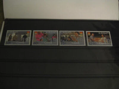 2022 Kiribati Set of 4 stamps on Importance of Vaccination during viral pandemic - Image 1 of 4