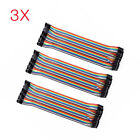 10cm Breadboard Jumper Wires Male to Female Ribbon Cables Lead Kit for Arduino L