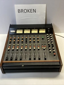 TASCAM TEAC Model 3 Mixer – For Parts or Repair – Powers On, Poor Condition - Picture 1 of 23