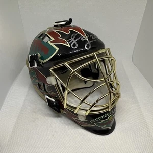 MARC-ANDRE FLUERY DUAL SIGNED AUTOGRAPHED MINNESOTA WILD MINI GOALIE HELMET - Picture 1 of 3