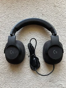 Auriculares para juegos con cable Logitech G433 negros - probados y funcionando - Imagen 1 de 6