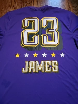 Camiseta de baloncesto Lebron James Los Angeles Lakers para hombre talla 2XL Foto 1 de 4