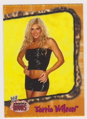 Fleer WWE Absolute Divas 2002 Torrie Wilson #22 casi nuevo o mejor Foto 1 de 2