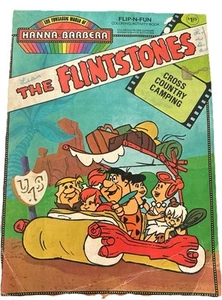 The Flintstones Vintage Coloring Activity Book 1978 Cross Country Camping Rare! - Picture 1 of 10