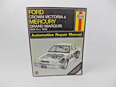 Ford Crown Victoria Mercury Grand Marquis 1988-1996 manual de reparación de auto 36012 Foto 1 de 4