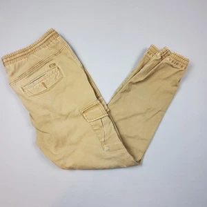 Guess Los Angeles Men's Size Large Khaki Brown Pants Ruffle Ankle Waist Jogger - Picture 1 of 9
