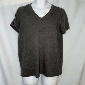 Men's XL (16-18) Grey Relaxed Fit V-neck Short Sleeve Shirt - Carhartt - Picture 1 of 7
